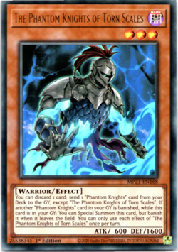 The Phantom Knights of Torn Scales - MP21-EN168 - Ultra Rare 1st Edition Yugioh - Image 1