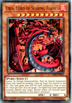 Uria, Lord of Searing Flames - SDSA-EN042 - Ultra Rare - 1st Edition - Yugioh - Image 1