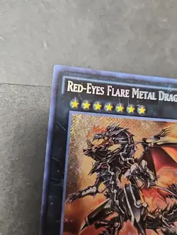 Yugioh Red-Eyes Flare Metal Dragon CORE-EN054 Secret Rare NM - Image 2