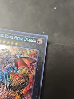 Yugioh Red-Eyes Flare Metal Dragon CORE-EN054 Secret Rare NM - Image 3