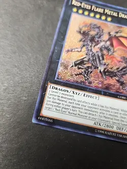 Yugioh Red-Eyes Flare Metal Dragon CORE-EN054 Secret Rare NM - Image 4