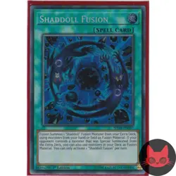 Yugioh Shaddoll Fusion SHVA-EN057 Secret Rare 1st Edition NM - Image 1