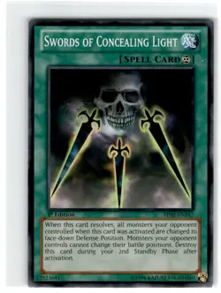 Yu-Gi-Oh! Swords of Concealing Light Common BP02-EN147 Lightly Played 1st - Image 1