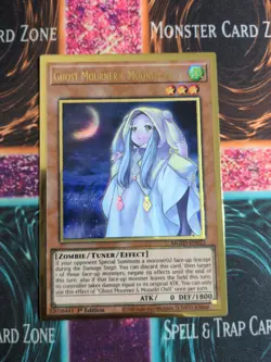 Yu-Gi-Oh! Ghost Mourner & Moonlit Chill MGED-EN023 1st Ed Premium Gold NM a1/ - Image 1