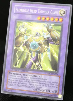 Yu-Gi-Oh! Elemental Hero Thunder Giant EHC2-EN004 Secret Rare Limited Edit. [PL] - Image 3