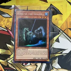 Yu-Gi-Oh! King of the Swamp Collector's Rare 1st NM Justice Hunters JUSH-EN046 - Image 1
