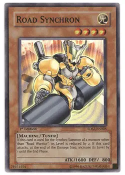 Yu-Gi-Oh Card - 5DS2-EN006 - ROAD SYNCHRON (super rare holo) - NM/Mint - Image 1
