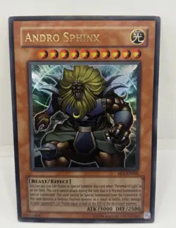Yugioh Andro Sphinx EP1-EN002 Ultra Rare Movie Promo Exclusive TCG Card - Image 1