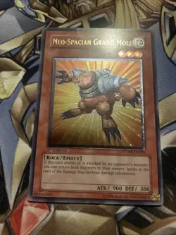 Yugioh Neo-spacian Grand Mole Ultimate Rare 1st Edition Ston-en005 - Image 1