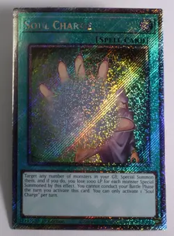 Yu-Gi-Oh! TCG: "Soul Charge" Platnium Secret Rare NM (RA04-EN222) - Image 1