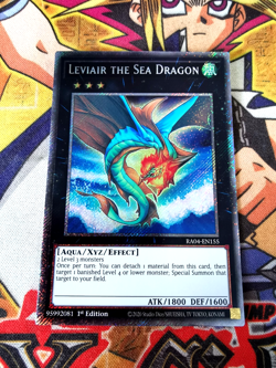 Leviair the Sea Dragon ra04-en155 (NEW) Platinum-Secret Yu-Gi-Oh - Image 1