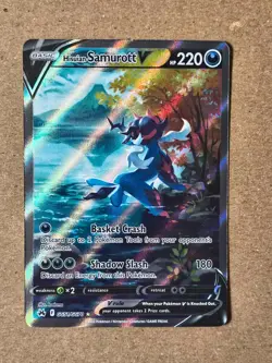 Hisuian Samurott V GG51/GG70 Crown Zenith: Galarian Gallery Holo Pokemon Card - Image 2