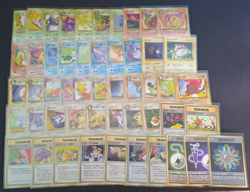 Team Rocket Japanese Complete Bulk Set W/3 Holo Trainers - Pokemon Card - LP - Image 1