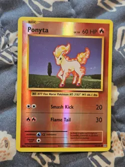 Ponyta Reverse Foil 19/108 2016 Evolutions Set Pokemon Card LP - Image 1