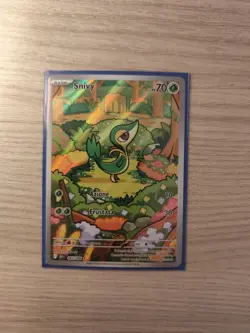Snivy 087/086 SV11 Luce nera Illustration Rare BLK italiana Pokemon card TCG nm - Image 1