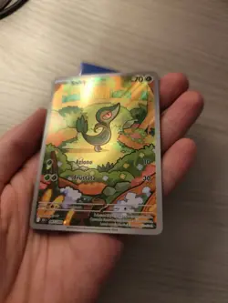 Snivy 087/086 SV11 Luce nera Illustration Rare BLK italiana Pokemon card TCG nm - Image 4