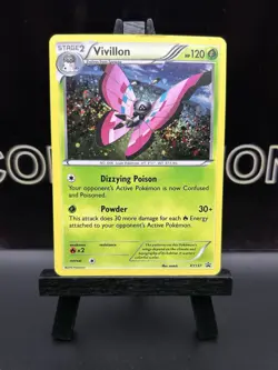 Vivillon - XY137 - Pokemon XY Promo Cosmos Holo Rare Card MP - Image 2