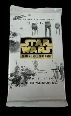 Star Wars CCG Hoth Limited Edition NEW Factory Sealed 15 Card Booster Pack - Image 1