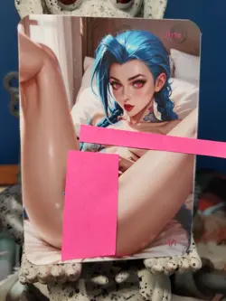 1/1 Only 1 Made Jinx Bed #3 Arcane League Legends Spicy Lonestar Customs Card - Image 2