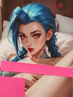 1/1 Only 1 Made Jinx Bed #3 Arcane League Legends Spicy Lonestar Customs Card - Image 3