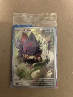 Pokemon TCG Journey Together N's Zorua 189 Promo Card Sealed - Image 1