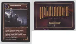 1996 Highlander - The Card Game Security Guard fm0 - Image 3