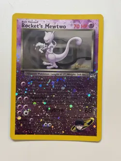 Pokemon Rocket's Mewtwo Holo Promo 8 Winner Card 2003 TCG CCG Rare - Image 1