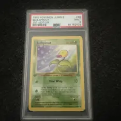 Pokemon TCG Bellsprout Jungle 1st Edition Common Card 49/64 - Image 1