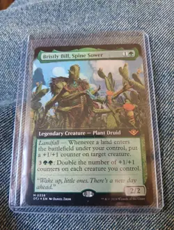 Bristly Bill, Spine Sower (Extended Art) -Foil Near Mint MTG - Image 1