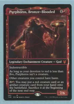 MTG: Theros_Beyond Death: SHOWCASE: Purphoros, Bronze-Blooded - Image 1