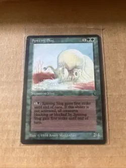 Magic the Gathering MTG Spitting Slug The Dark - Lightly Played - Image 1