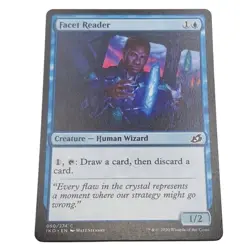 MTG: Facet Reader 050/274 - Ikoria Lair of Behemoths 2020 Blue Common - Image 1