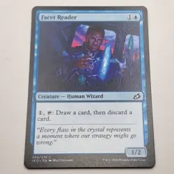MTG: Facet Reader 050/274 - Ikoria Lair of Behemoths 2020 Blue Common - Image 2