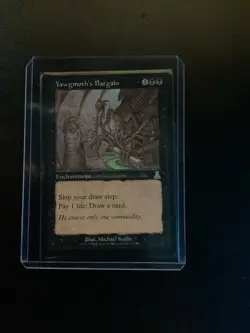 MTG Magic the Gathering Yawgmoth's Bargain Urza's Destiny - Image 1