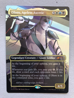 Mtg Carte Magic Secret Lair Oloro Ageless Ascetic FOIL English NM - Image 1