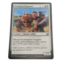 MTG: Perimeter Sergeant 027/274 - Ikoria Lair of Behemoths 2020 White Common - Image 1