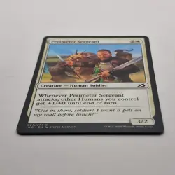 MTG: Perimeter Sergeant 027/274 - Ikoria Lair of Behemoths 2020 White Common - Image 3