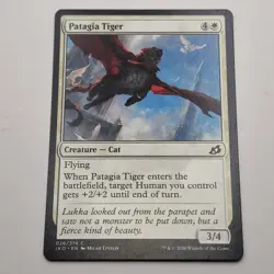 MTG: Patagia Tiger 026/274 - Ikoria Lair of Behemoths 2020 White Common - Image 2