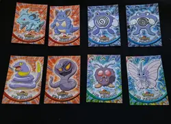 CARTE POKEMON TOPPS SERIE 1999 tv animation edition,8 CARTE - Image 1