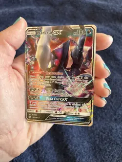 Pokemon 2017 DARKRAI GX 88/147 Sun & Moon Burning Shadows Rare Full Art Holo - Image 3