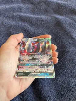Pokemon 2017 DARKRAI GX 88/147 Sun & Moon Burning Shadows Rare Full Art Holo - Image 5