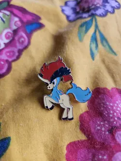 Keldeo Mythical 20th Anniversary Pokemon Pin Badge Metal Enamel 2016 Generations - Image 1