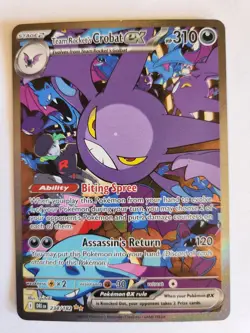 pokemon cards. Team Rockets Crobat EX - Image 1