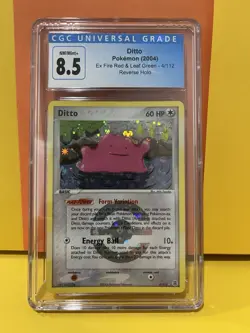 CGC 8.5 Ditto Reverse Holo 4 2004 Pokemon Ex Fire Red & Leaf Green - Image 1