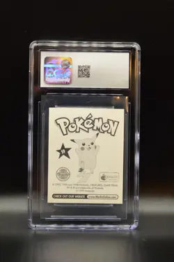 Paras Merlin Pokemon Album Stickers Special Glitter Series 1 #S9 1998 CGC 9 PSA - Image 2