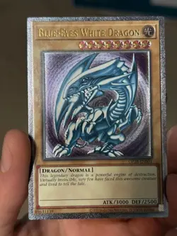 YuGiOh! Blue Eyes White Dragon OTS Pack 28 OP28-EN001 Ultimate Rare EURO MINT - Image 1