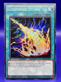 Yugioh Lightning Storm RA01-EN061 Secret Rare NM - Image 1