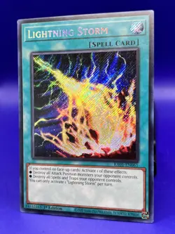 Yugioh Lightning Storm RA01-EN061 Secret Rare NM - Image 2