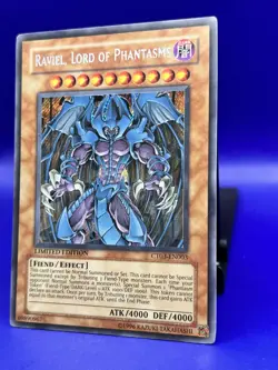 Yugioh! Raviel, Lord of Phantasms CT03-EN003 Secret Rare Limited Edition LP - Image 2