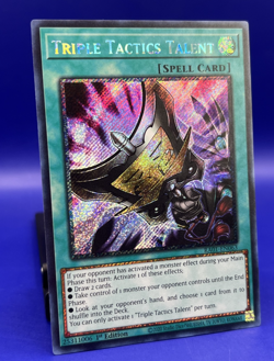 2020 Yugioh Triple Tactics Talent Platinum Secret Rare RA01-EN063 1st Edition NM - Image 2